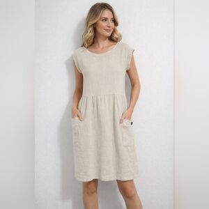 Monteau Rayon/linen Summer Dress